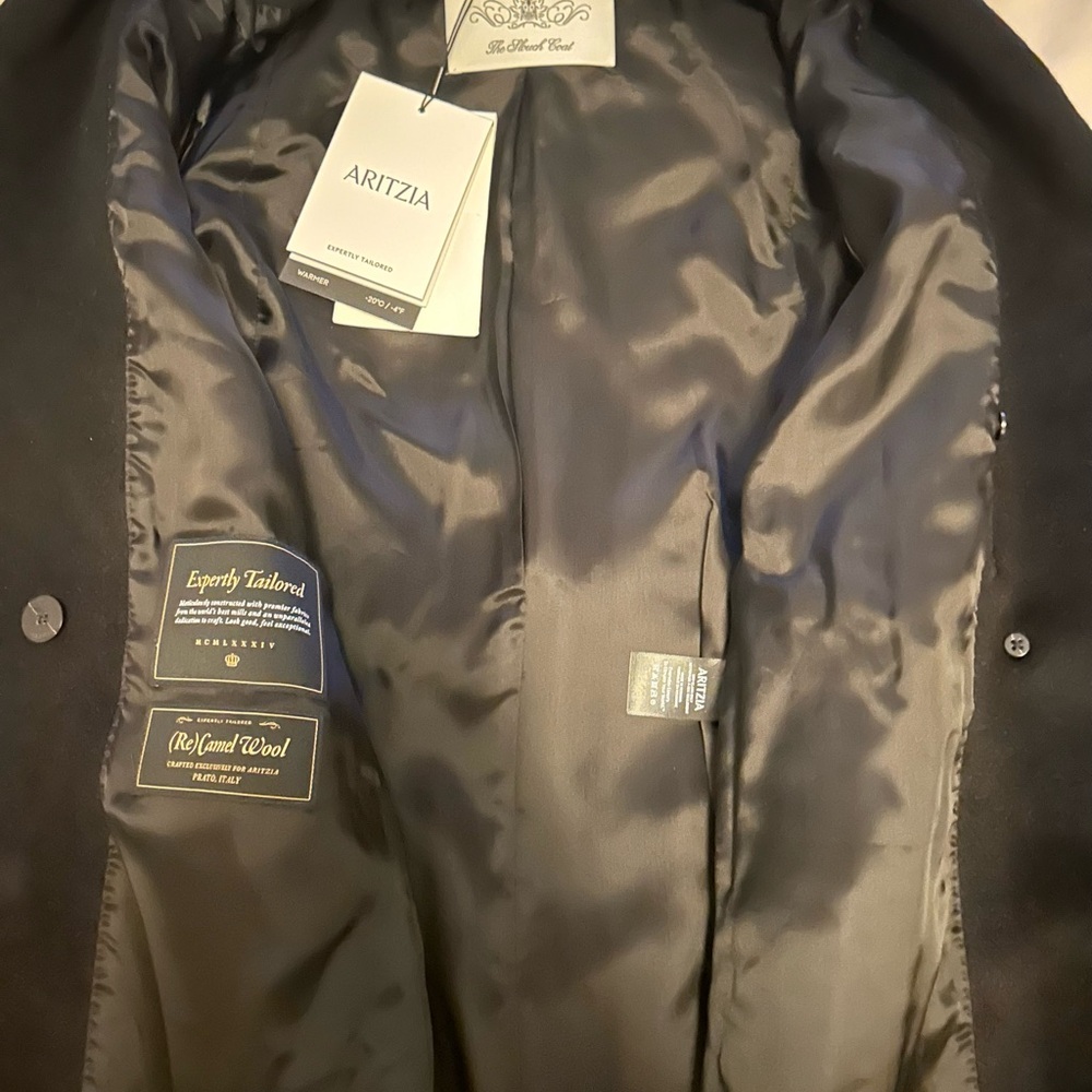 Brand New Aritzia Slouch Coat in (Re)Camel Wool - Picture 5 of 11